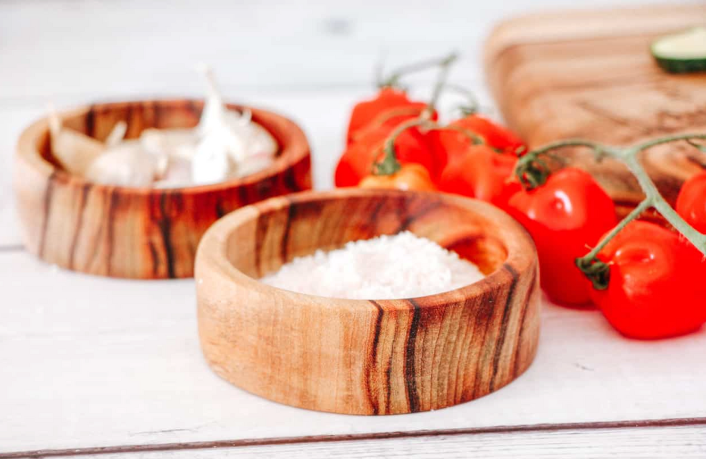 Wood Condiment Bowls (set of 3)